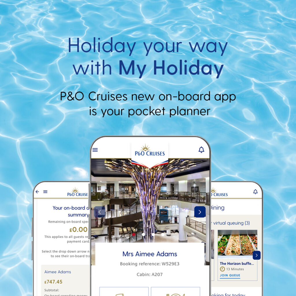 p and o cruises my holiday app