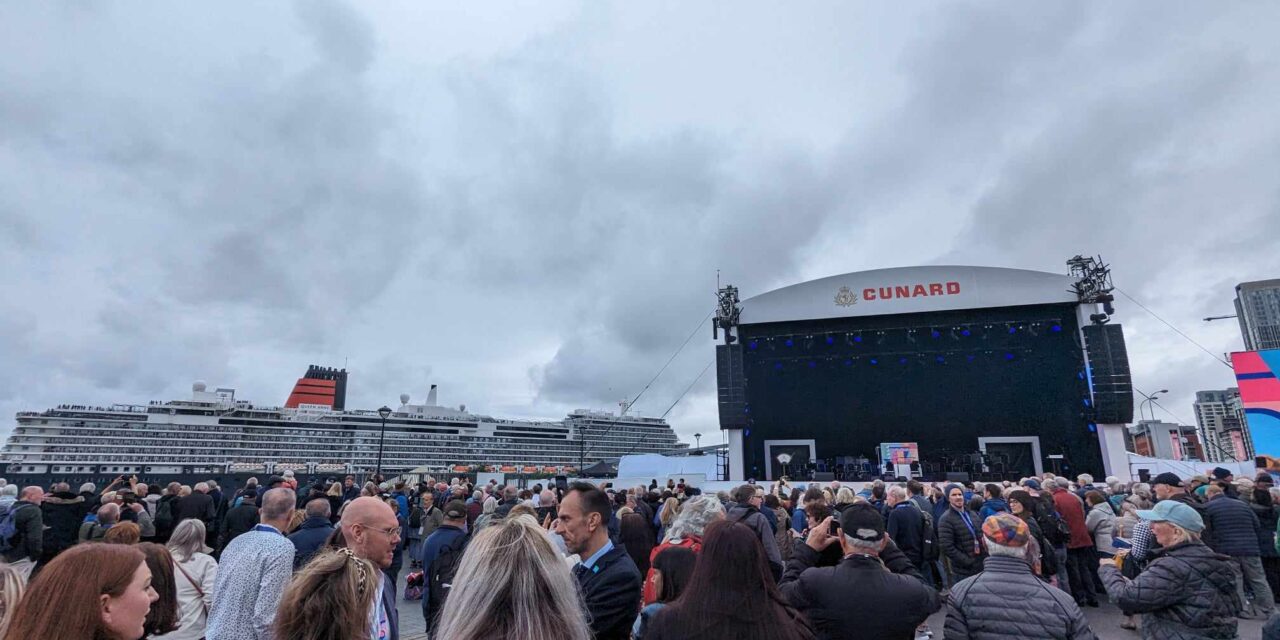 Cunard’s Queen Anne Named In Liverpool During Star-Studded Ceremony