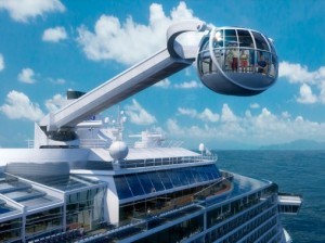 A rendering of North Star on Royal Caribbean's Quantum of the Seas