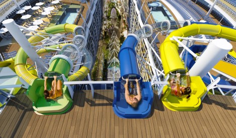 Harmony of the Seas waterslide